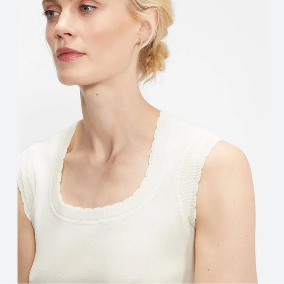Ted Baker Staciey scolloped edge top - Picture 2 of 6
